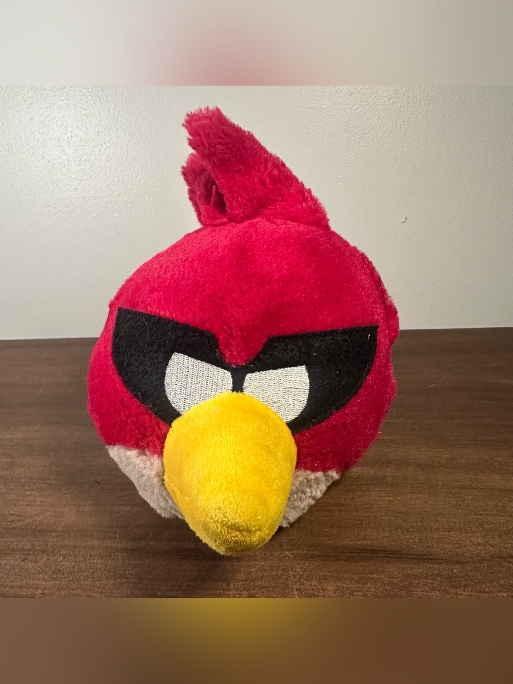Angry Birds  6” Red Bird Plush Commonwealth Toy 2012